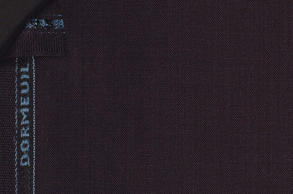 Dormeuil Fabric Navy Plain 100% Wool (Ref-290065)