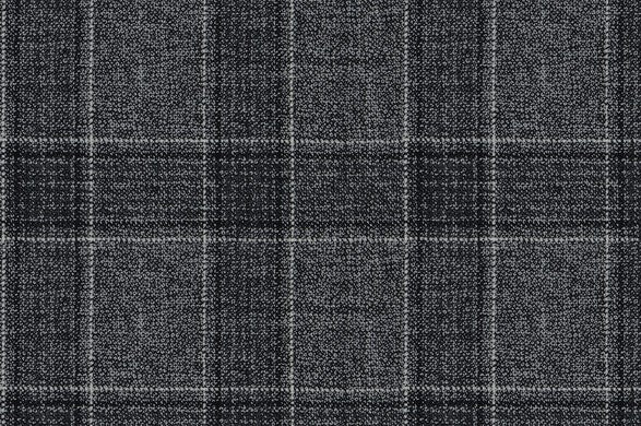 Dormeuil Fabric Grey Check 100% Wool (Ref-290070)
