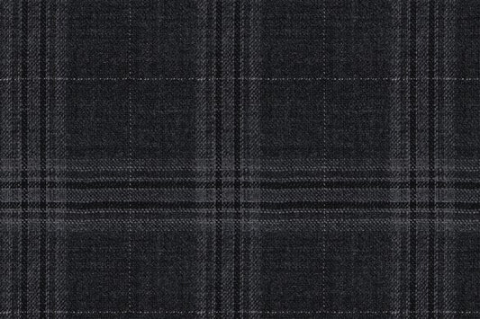 Dormeuil Fabric Grey Check 100% Wool (Ref-290080)