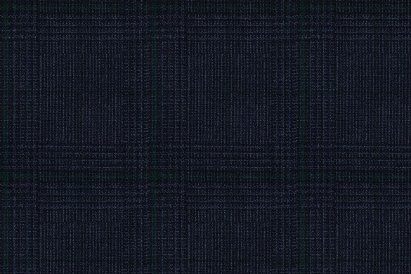 Dormeuil Fabric Navy Check 100% Wool (Ref-290104)