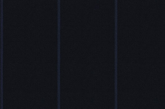 Dormeuil Fabric Navy Stripe 100% Wool (Ref-290105)