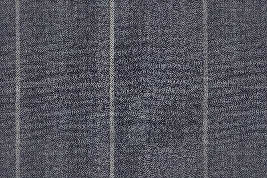 Dormeuil Fabric Grey Stripe 100% Wool (Ref-290107)