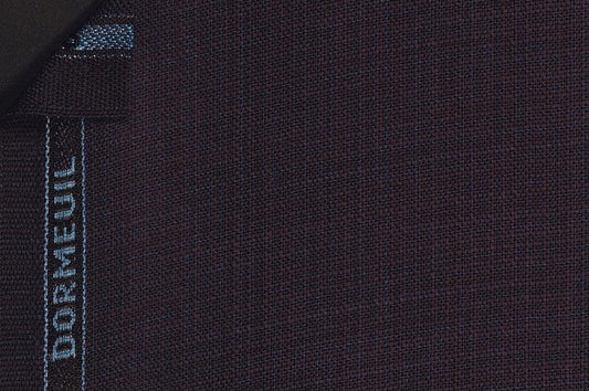 Dormeuil Fabric Navy Check 100% Wool (Ref-290113)