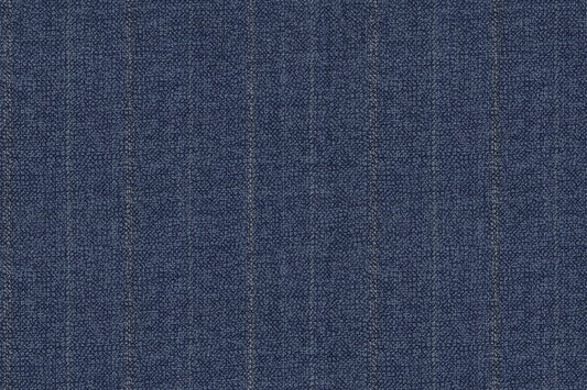 Dormeuil Fabric Blue Stripe 100% Wool (Ref-290117)