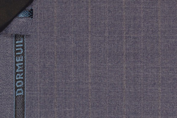 Dormeuil Fabric Blue Stripe 100% Wool (Ref-290117)