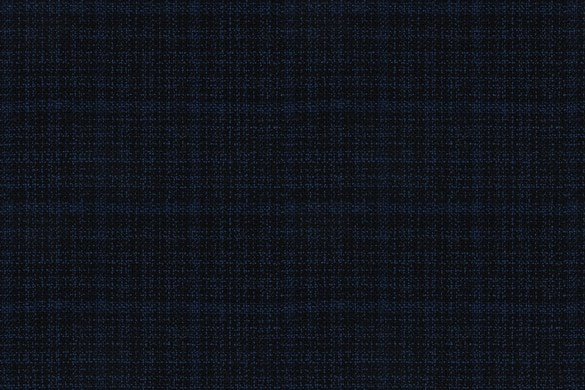 Dormeuil Fabric Navy Check 100% Wool (Ref-290118)