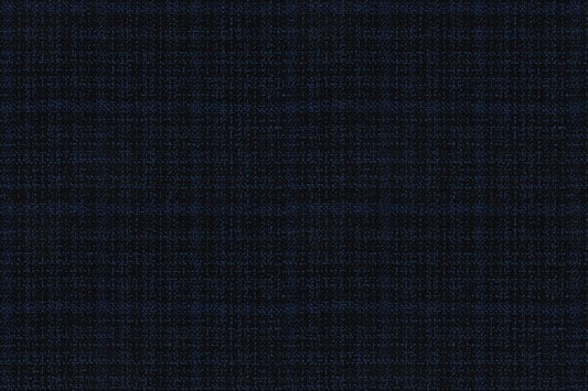 Dormeuil Fabric Navy Check 100% Wool (Ref-290118)