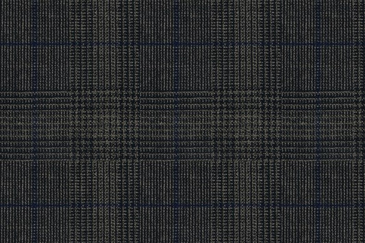Dormeuil Fabric Green Check 100% Wool (Ref-290123)