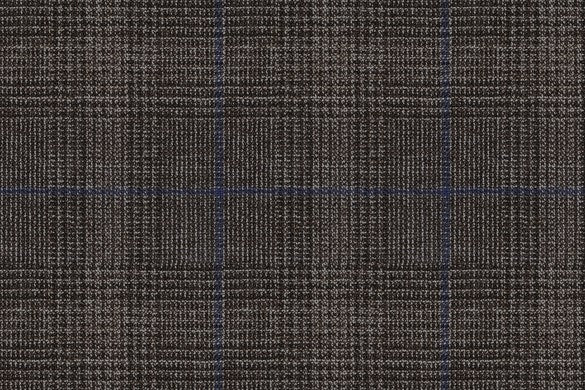 Dormeuil Fabric Brown Check 100% Wool (Ref-290124)