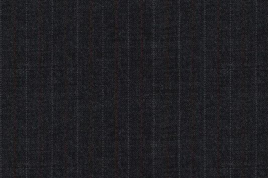 Dormeuil Fabric Grey Stripe 100% Wool (Ref-290129)