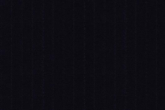 Dormeuil Fabric Navy Stripe 100% Wool (Ref-290132)
