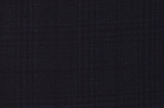 Dormeuil Fabric Navy Check 100% Wool (Ref-290135)