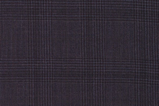 Dormeuil Fabric Navy Check 100% Wool (Ref-290136)