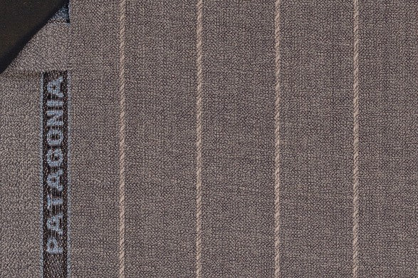 Dormeuil Fabric Grey Stripe 100% Wool (Ref-290143)