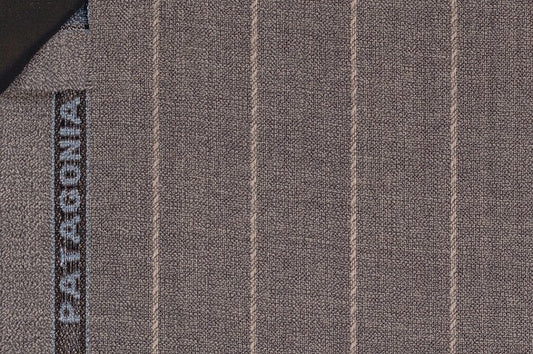 Dormeuil Fabric Grey Stripe 100% Wool (Ref-290143)