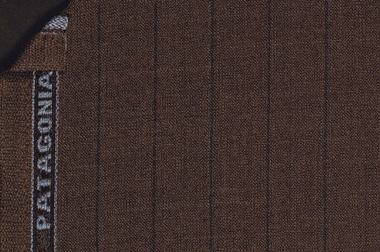 Dormeuil Fabric Brown Stripe 100% Wool (Ref-290146)