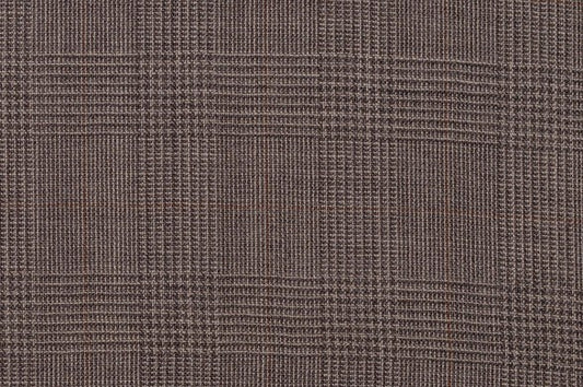 Dormeuil Fabric Grey Check 100% Wool (Ref-290150)