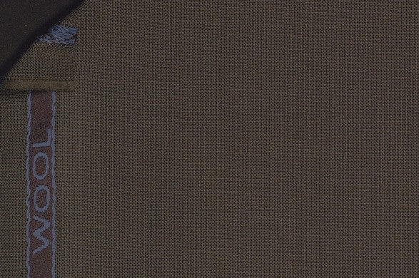 Dormeuil Fabric Green Plain 100% Wool (Ref-290814)