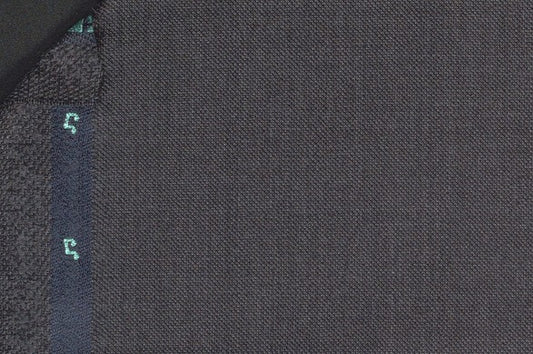 Dormeuil Fabric Grey Semi Plain 100% Wool (Ref-300002)