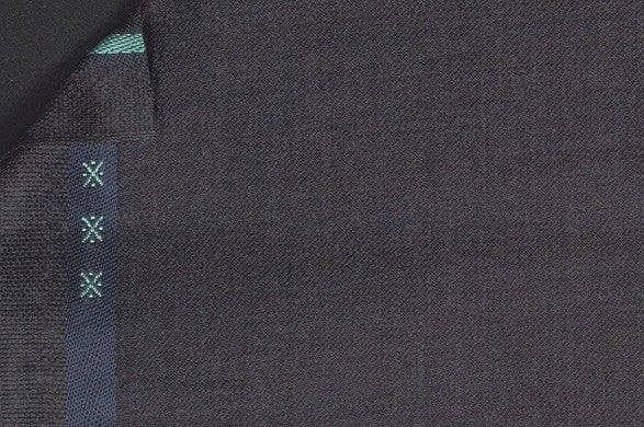 Dormeuil Fabric Grey Semi Plain 100% Wool (Ref-300094)