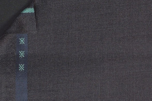 Dormeuil Fabric Grey Semi Plain 100% Wool (Ref-300094)