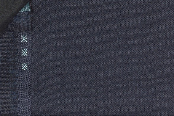Dormeuil Fabric Navy Semi Plain 100% Wool (Ref-300361)