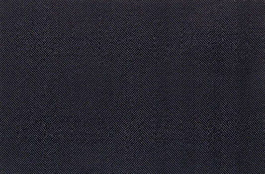 Dormeuil Fabric Navy Herringbone 100% Wool (Ref-301446)
