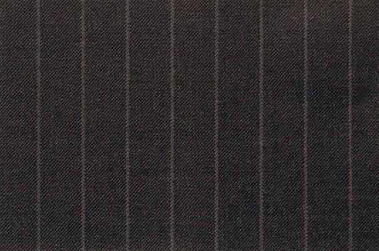 Dormeuil Fabric Grey Stripe 100% Wool (Ref-301628)
