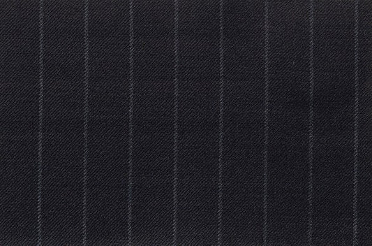 Dormeuil Fabric Navy Stripe 100% Wool (Ref-301629)