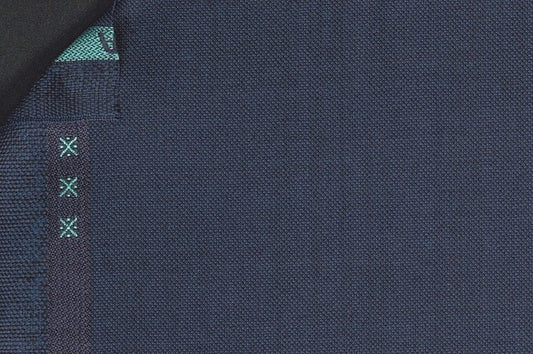Dormeuil Fabric Navy Semi Plain 100% Wool (Ref-301639)