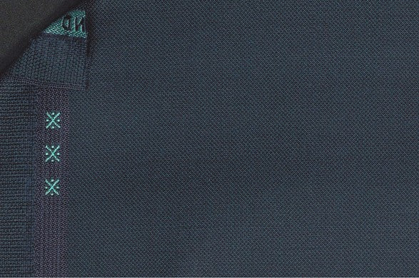 Dormeuil Fabric Green Semi Plain 100% Wool (Ref-301640)
