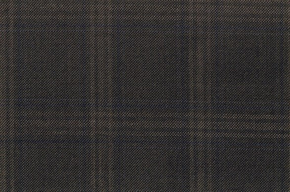 Dormeuil Fabric Green Check 100% Wool (Ref-301676)