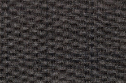 Dormeuil Fabric Grey Check 100% Wool (Ref-301677)