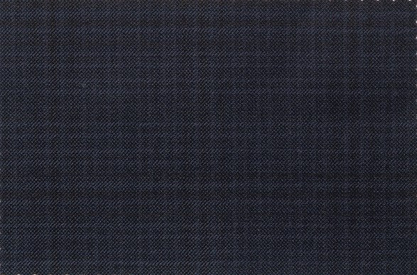 Dormeuil Fabric Navy Check 100% Wool (Ref-301678)