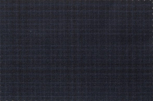 Dormeuil Fabric Navy Check 100% Wool (Ref-301678)