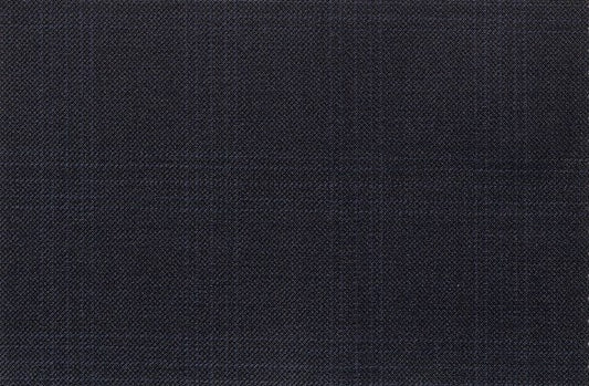 Dormeuil Fabric Navy Check 100% Wool (Ref-301685)