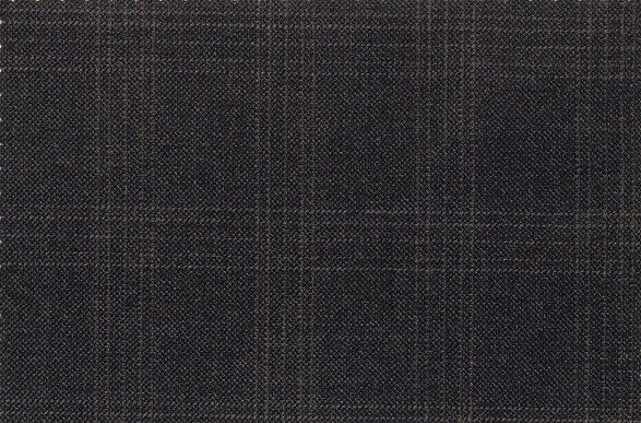 Dormeuil Fabric Grey Check 100% Wool (Ref-301686)