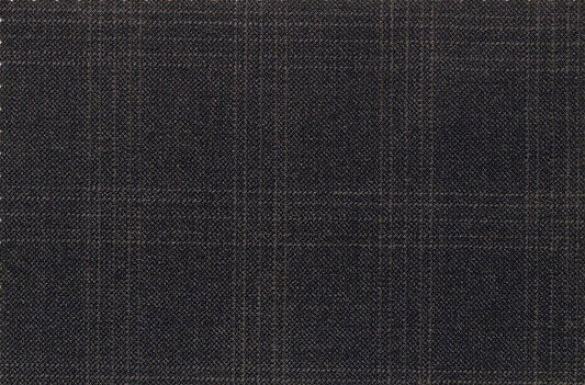 Dormeuil Fabric Grey Check 100% Wool (Ref-301686)