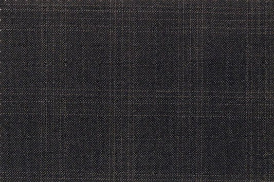 Dormeuil Fabric Grey Check 100% Wool (Ref-301686)