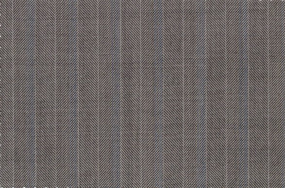 Dormeuil Fabric Grey Stripe 100% Wool (Ref-301688)