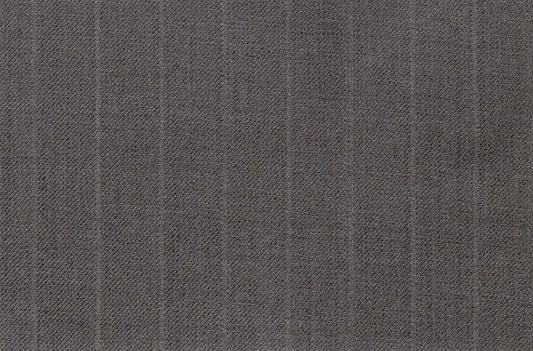 Dormeuil Fabric Grey Stripe 100% Wool (Ref-301692)