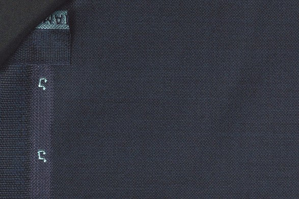 Dormeuil Fabric Navy Semi Plain 100% Wool (Ref-301701)