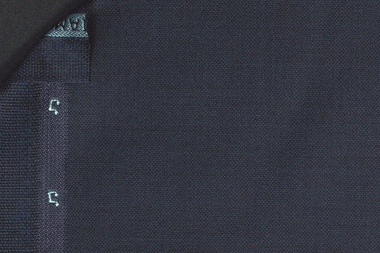 Dormeuil Fabric Navy Semi Plain 100% Wool (Ref-301701)