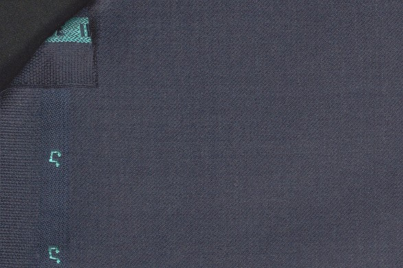 Dormeuil Fabric Navy Semi Plain 100% Wool (Ref-301707)