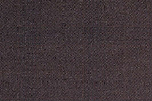 Dormeuil Fabric Burgundy Check 100% Wool (Ref-301712)