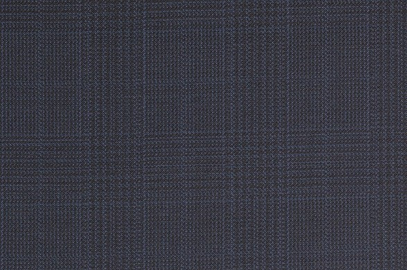Dormeuil Fabric Navy Check 100% Wool (Ref-301717)