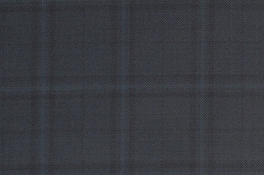 Dormeuil Fabric Green Check 100% Wool (Ref-301718)