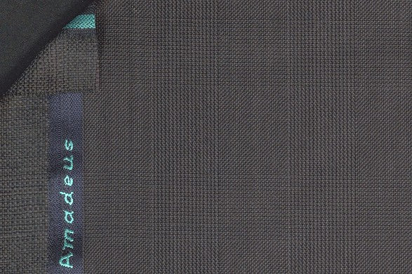 Dormeuil Fabric Green Check 100% Wool (Ref-301728)