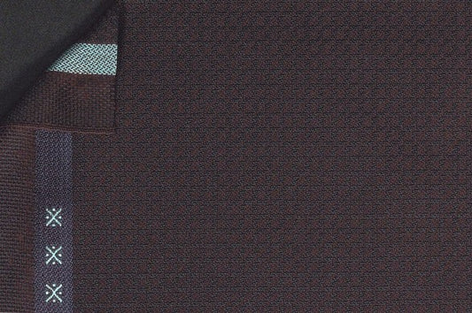 Dormeuil Fabric Brown Semi Plain 100% Wool (Ref-301731)