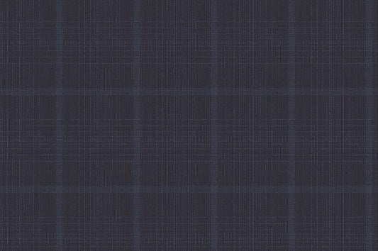 Dormeuil Fabric Blue Check 100% Wool (Ref-303428)